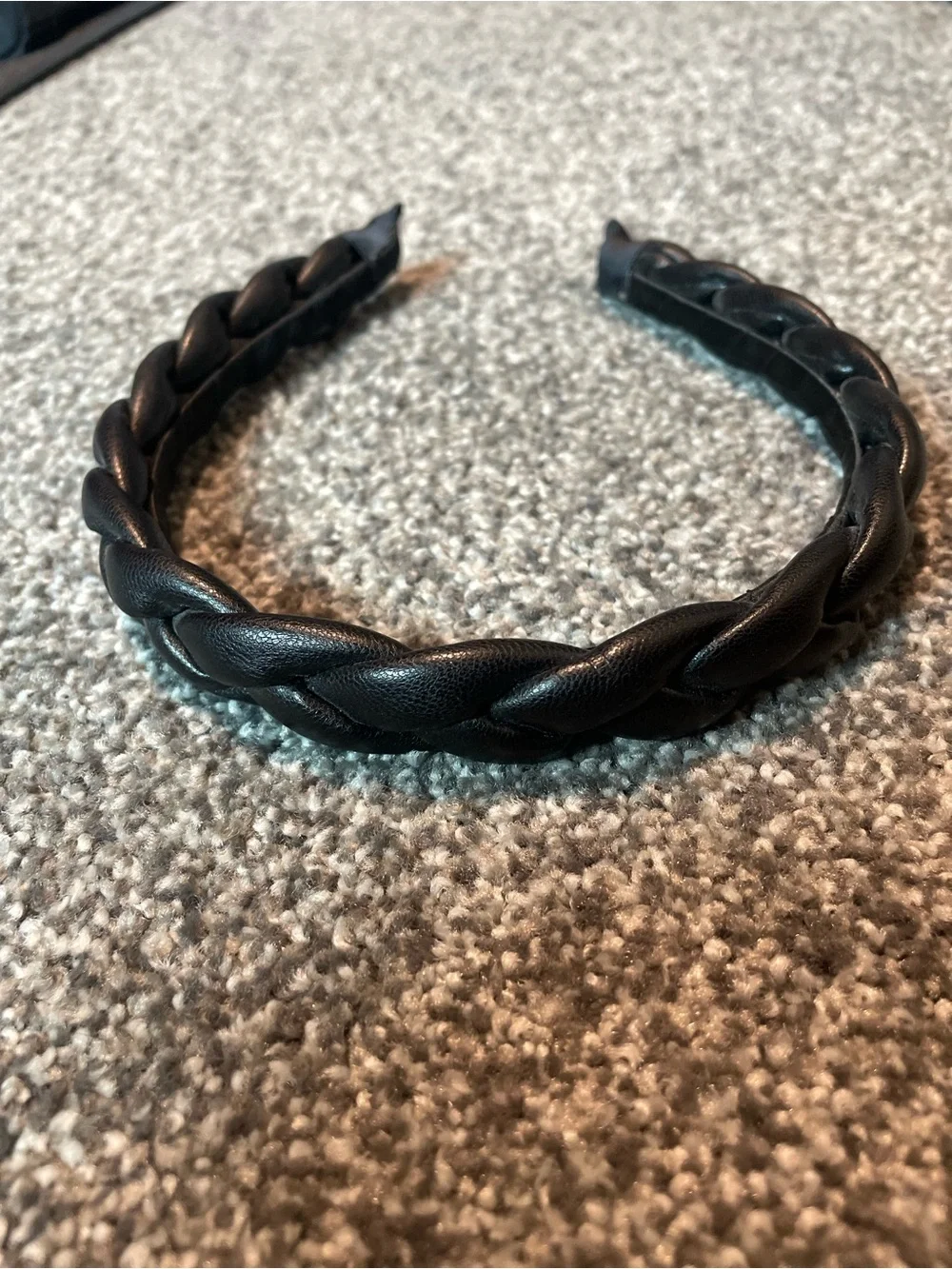 Headband, braided, black, like new